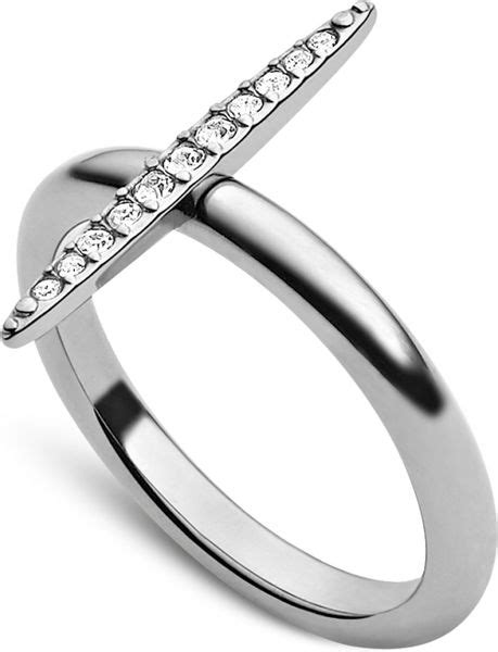 michael kors silver matchstick ring rrp|Precious Metal.